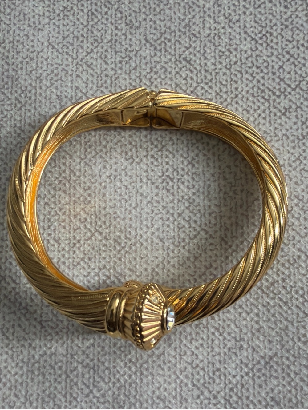Joan Rivers Gold Twist Cable Bangle Bracelet - Women Jewelry - Picture 2 of 4